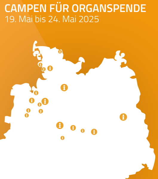 Woche der Organspende 2025, am 24.5. am Kurt Schwitters Platz, Hannover