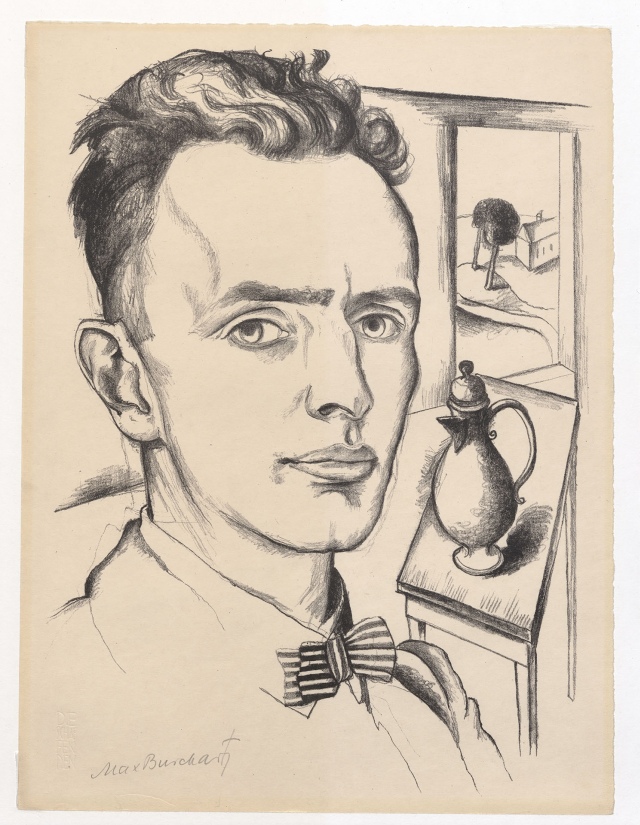 B MaxBurchartz Selbstbildnis 1921 FotoHHWSMH